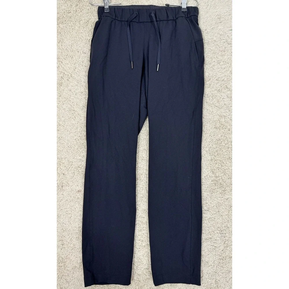Lululemon Ready To Rulu Tapered‎ Pants Womens 4 Black Stretch Lightweight Lounge